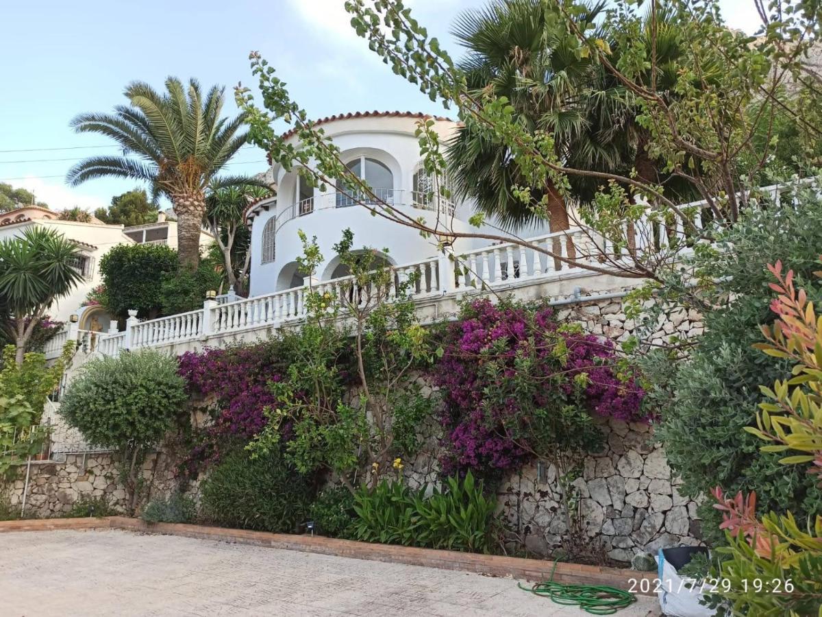 Villa Med Panoramautsikt Med Privat Pool I Calpe, Costa Blanca, Spanien 外观 照片