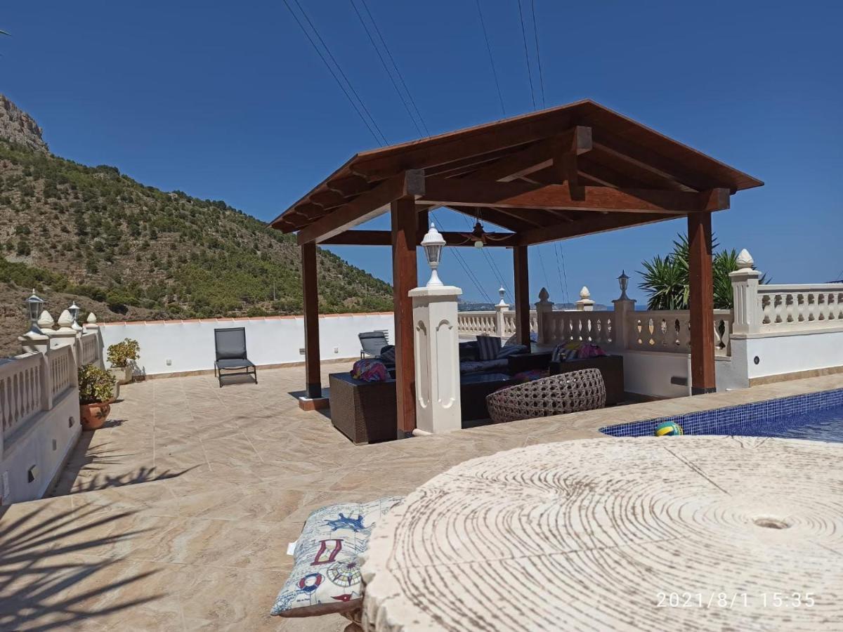 Villa Med Panoramautsikt Med Privat Pool I Calpe, Costa Blanca, Spanien 外观 照片