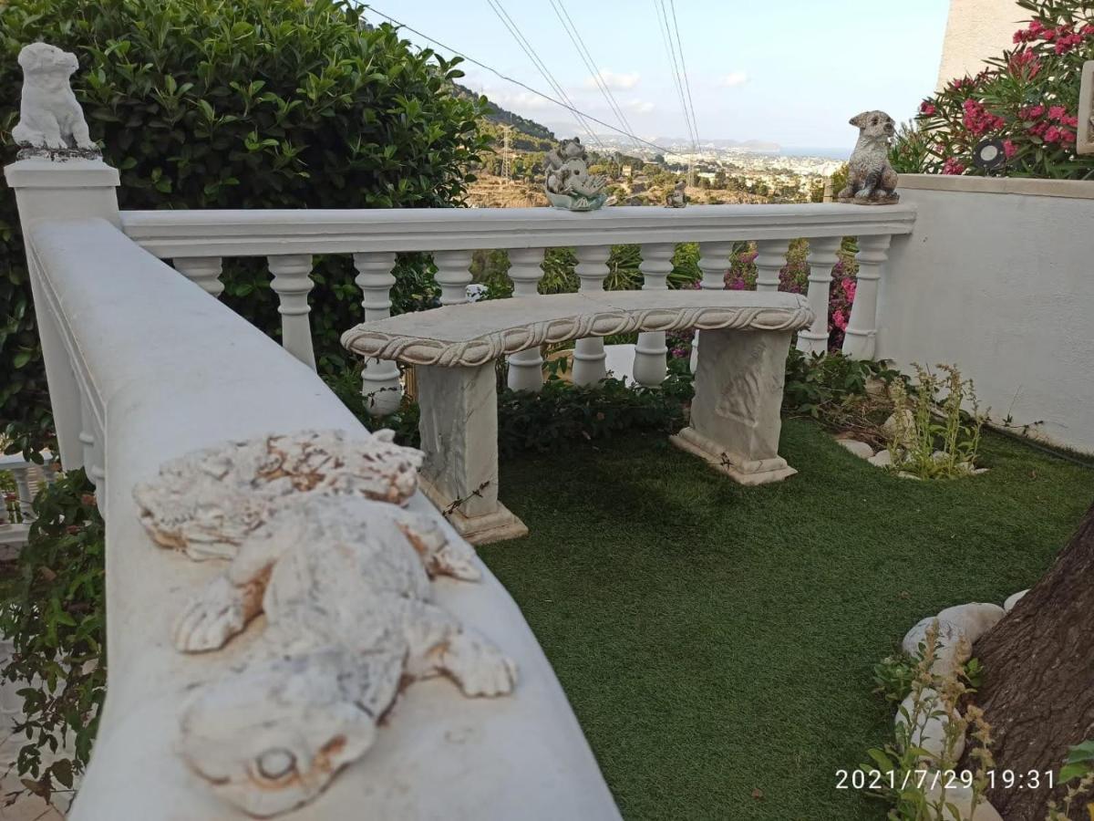 Villa Med Panoramautsikt Med Privat Pool I Calpe, Costa Blanca, Spanien 外观 照片