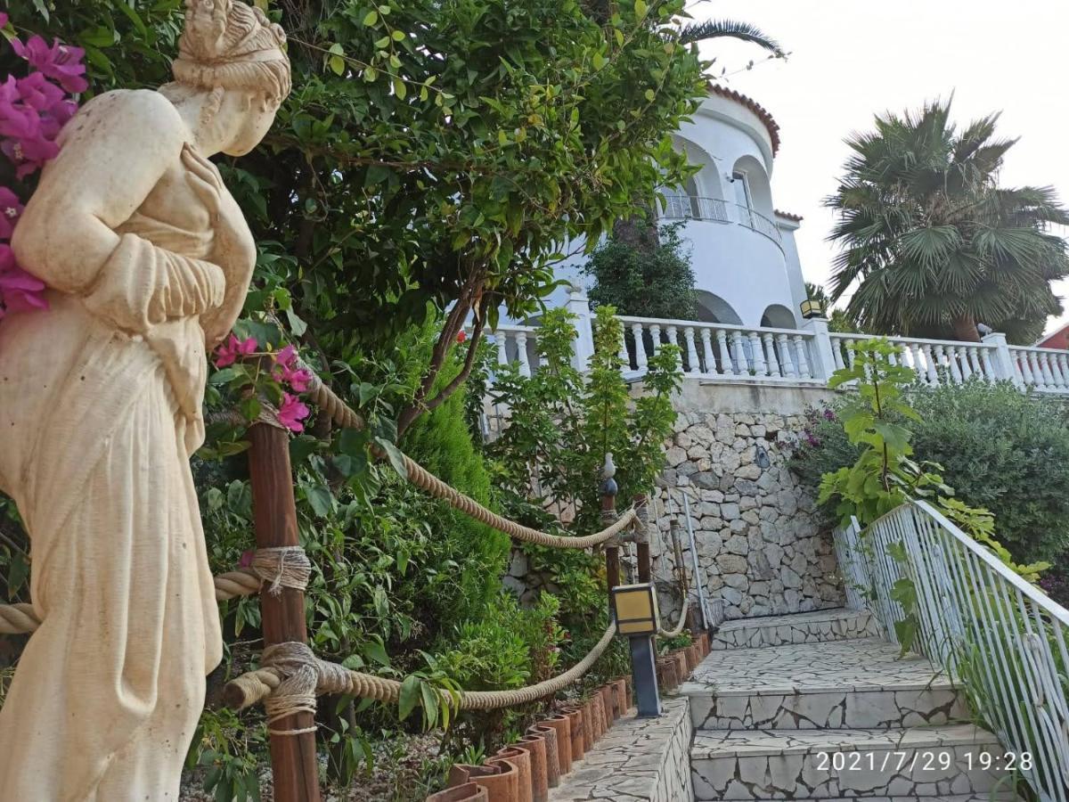 Villa Med Panoramautsikt Med Privat Pool I Calpe, Costa Blanca, Spanien 外观 照片