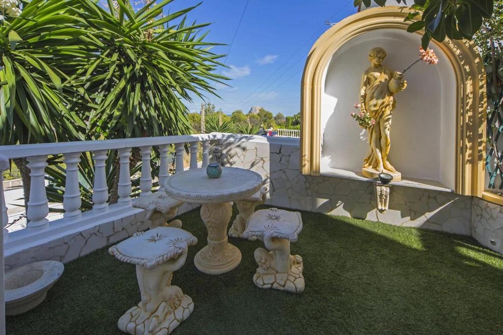 Villa Med Panoramautsikt Med Privat Pool I Calpe, Costa Blanca, Spanien 外观 照片