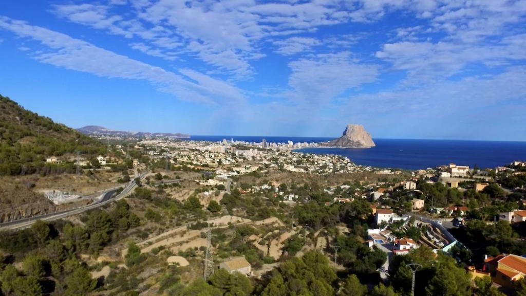 Villa Med Panoramautsikt Med Privat Pool I Calpe, Costa Blanca, Spanien 外观 照片